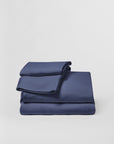 DreamFit® Sheets Twin / Blue Bamboo Stretch-Knit Sheet Set | Soft Stretch & Lightweight Bamboo Stretch-Knit Sheet Set | Soft Stretch & Lightweight
