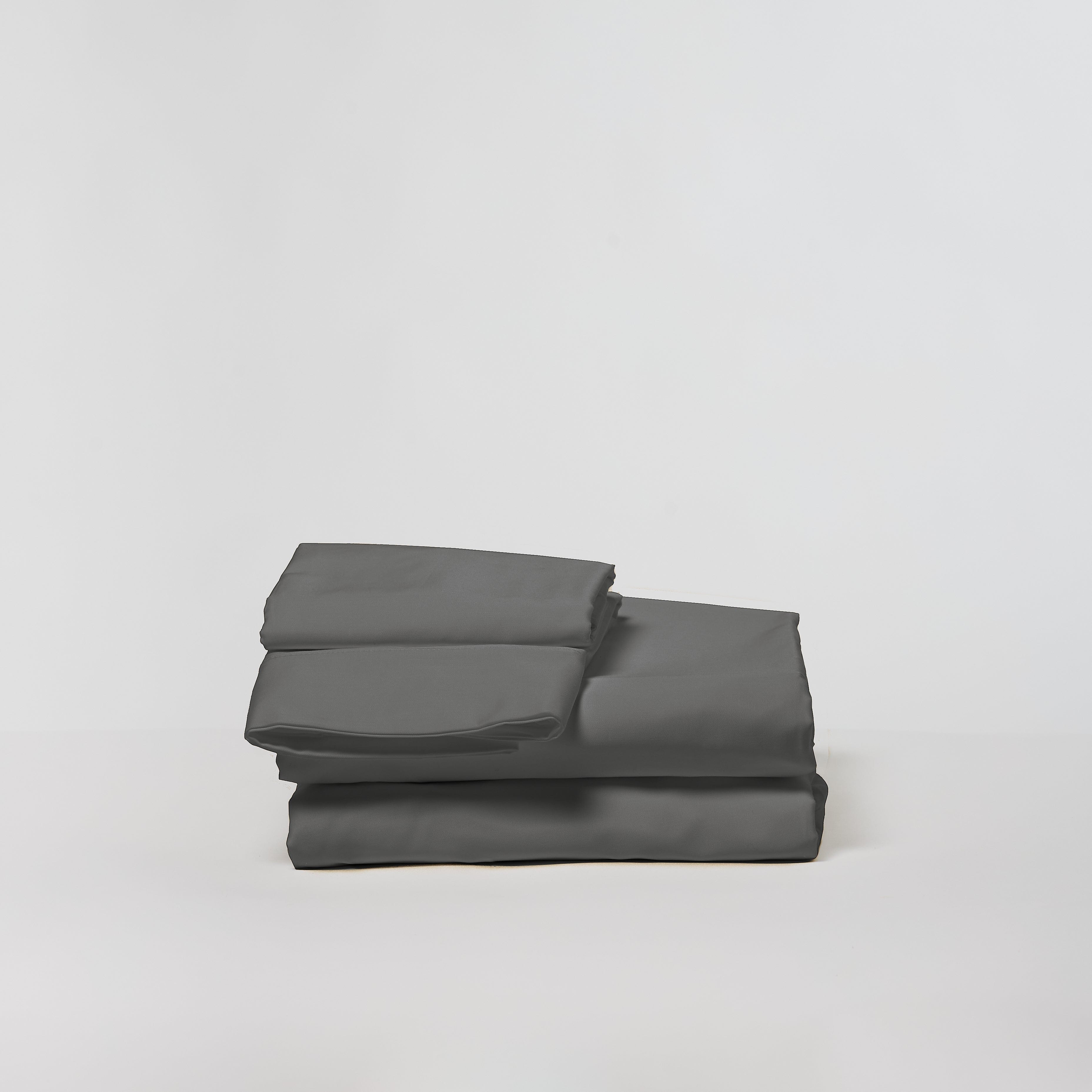DreamFit® Sheets Gray / Twin Enhanced Bamboo™ Sheet Set | Cool & Breathable Bamboo Sheet Sets | Temperature Regulating Bedding