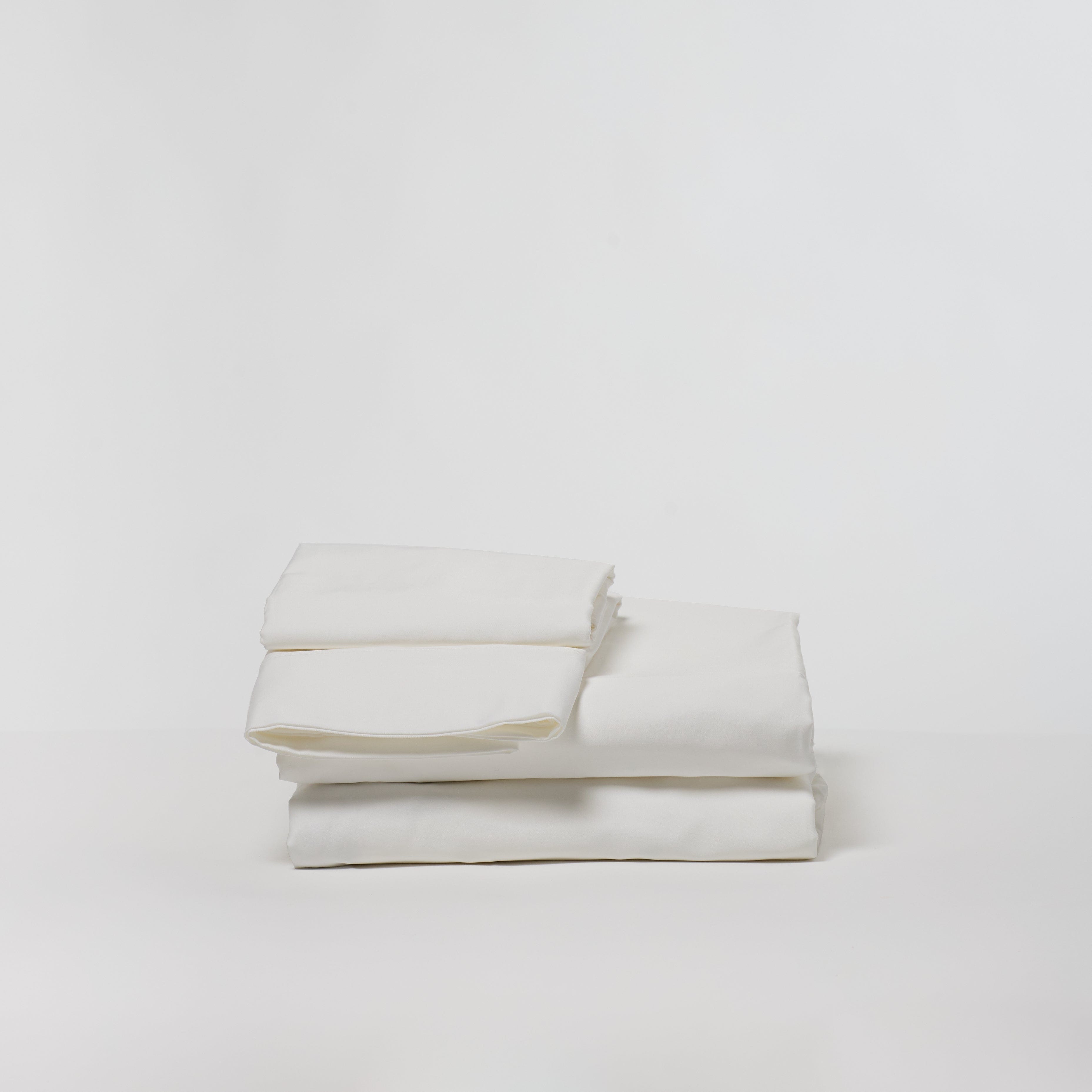 DreamFit® Sheets White / Twin Enhanced Bamboo™ Sheet Set | Cool & Breathable Bamboo Sheet Sets | Temperature Regulating Bedding