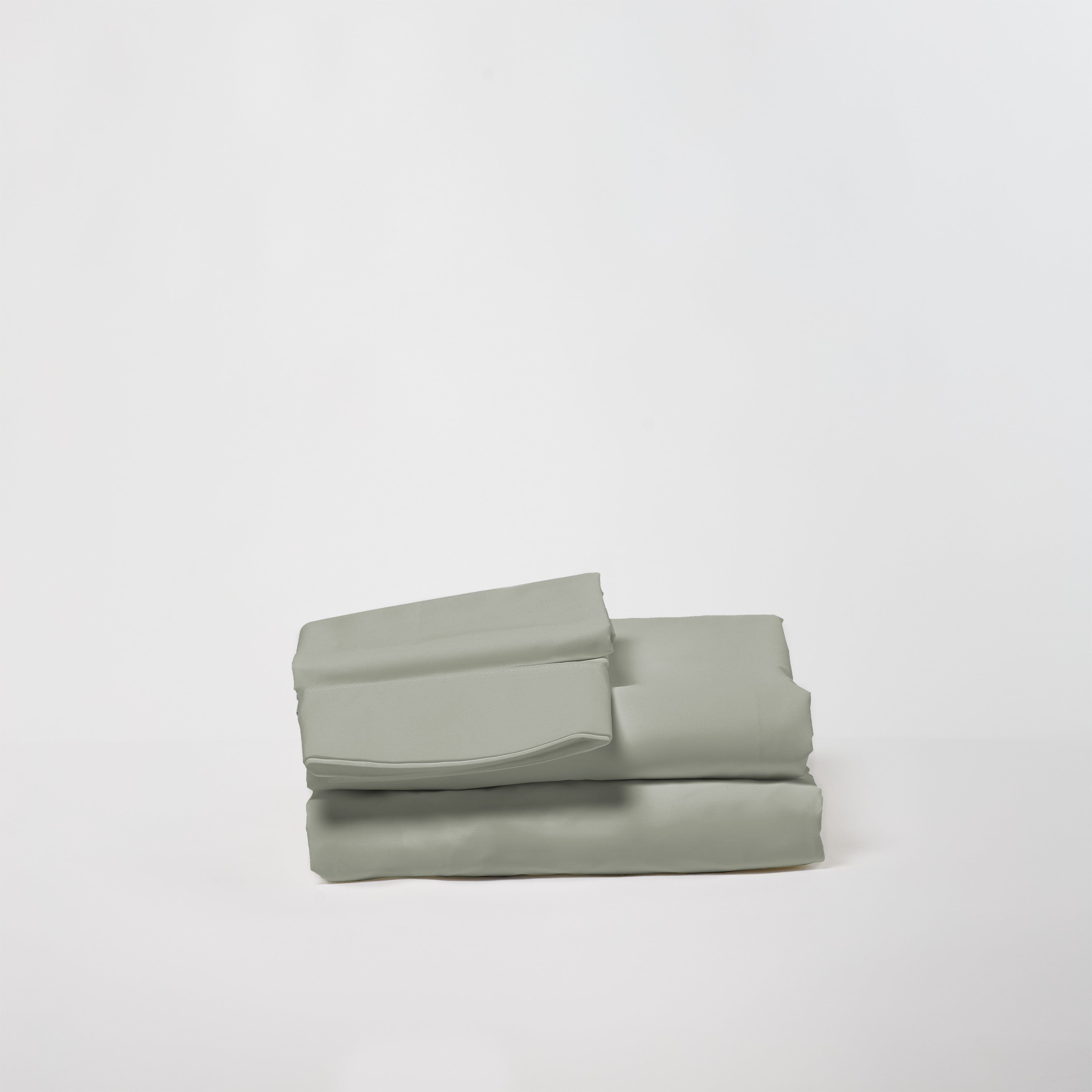 DreamFit® Sheets Twin / Sage 100% Organic Cotton Percale Sheet Set | Crisp & Cool 100% Organic Cotton Percale Sheets - Healthy Sheets
