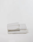 DreamFit® Sheets Twin / White 100% Organic Cotton Percale Sheet Set | Crisp & Cool 100% Organic Cotton Percale Sheets - Healthy Sheets