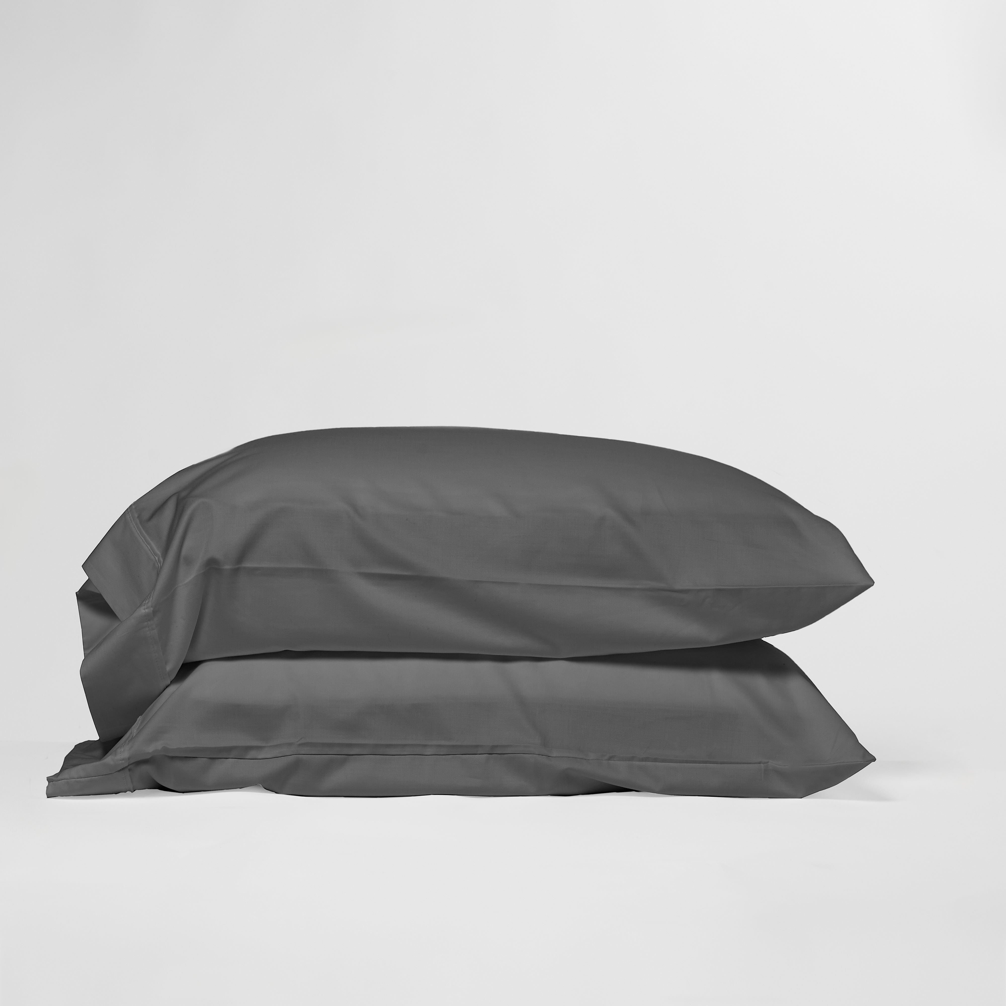 DreamFit® Pillowcases Gray / Standard Enhanced Bamboo™ Pillowcase Set of 2, DreamChill™ Collection Bamboo Pillow Cases - Cooling Pillowcases