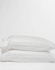DreamFit® Pillowcases White / Standard 100% Long Staple Cotton Pillowcase set of 2, DreamComfort™ Collection Long Staple Cotton Pillow Case Set