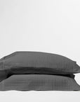 DreamFit® Pillowcases Gray / Standard Quilted Bamboo Reversible Pillowcases / Shams Quilted Sheet Set Reversible Pillowcase / Shams