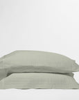 DreamFit® Pillowcases Sage / Standard Quilted Bamboo Reversible Pillowcases / Shams Quilted Sheet Set Reversible Pillowcase / Shams