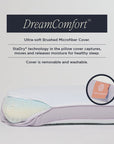 DreamFit® Pillows Memory Foam Max Cooling Pillow with Washable Cover Memory Foam Cooling Pillow with Washable Cover