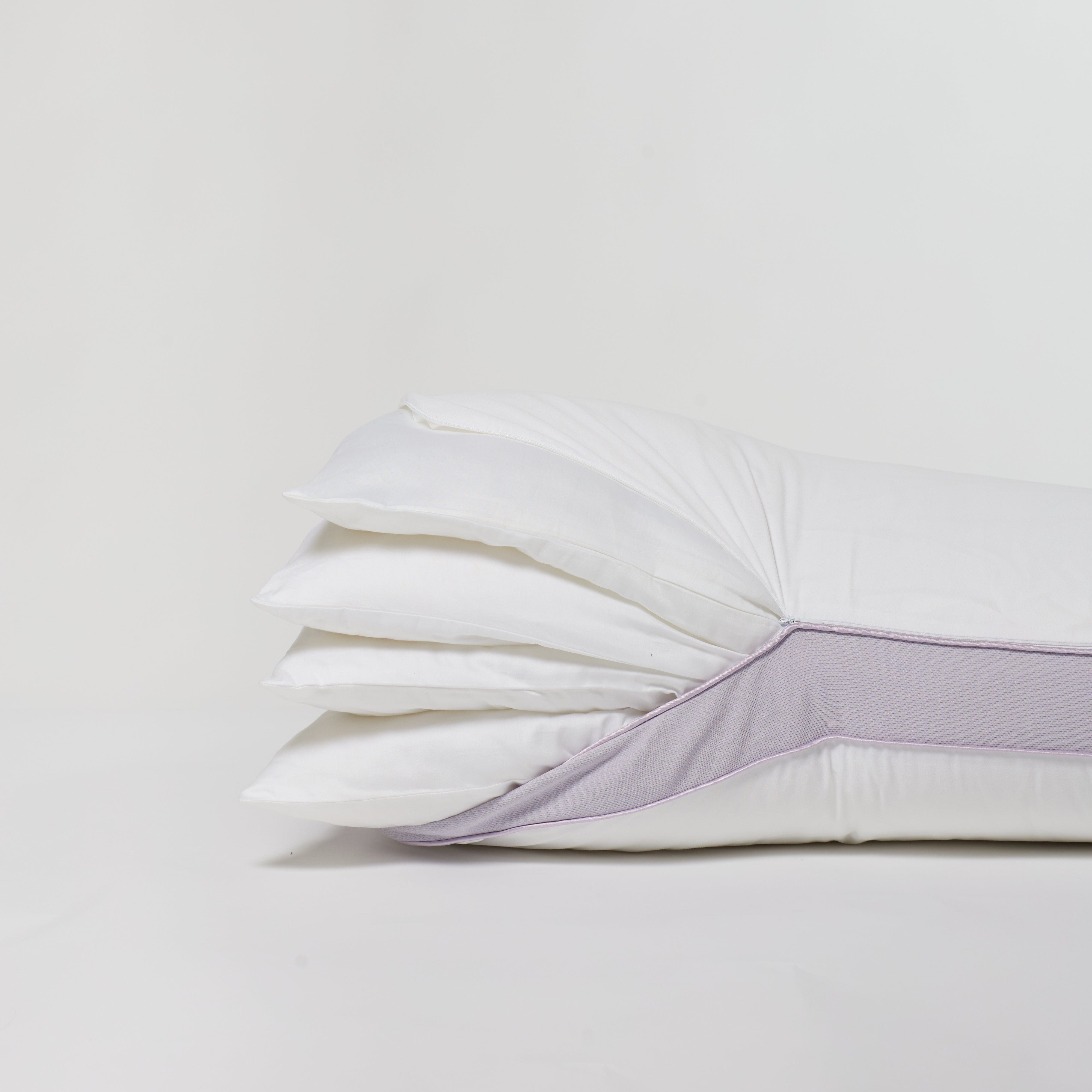 DreamFit® Pillows Adjustable Quattro Pillow (4 Inserts) with Washable Cover DreamFit DreamChill™ Quattro Pillow - The Best Customizable Pillow