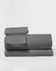 DreamFit® Sheets Gray / Queen Enhanced Bamboo™ Quilted Sheet Ensemble | The Unicorn Sheet Set Bamboo Quilted Bedding Sets