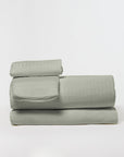 DreamFit® Sheets Sage / Queen Enhanced Bamboo™ Quilted Sheet Ensemble | The Unicorn Sheet Set Bamboo Quilted Bedding Sets
