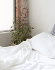 DreamFit® White / Twin Sheet Set, Pillow, and Mattress Protector Bundle, DreamCool™ Collection