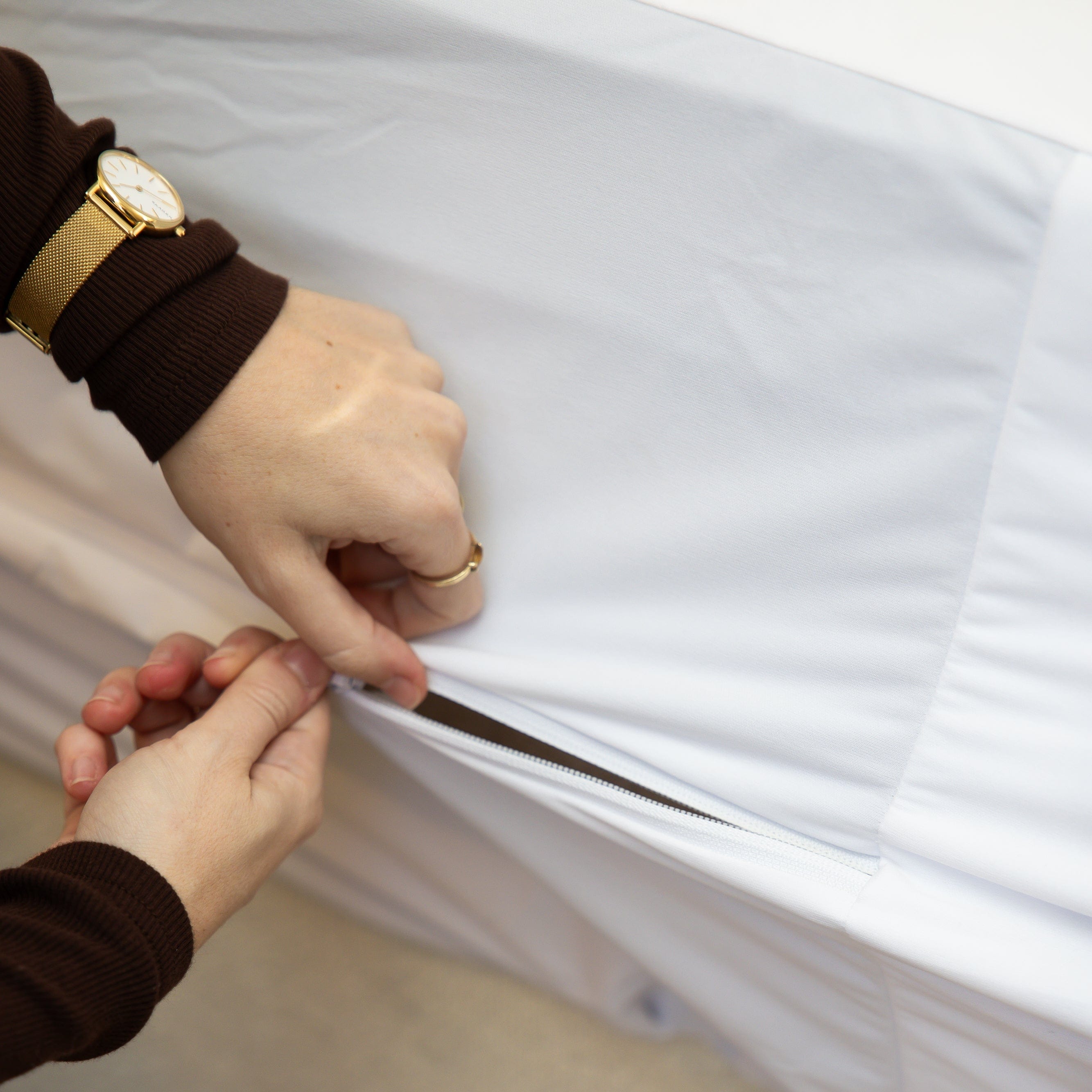 DreamFit® Mattress Protectors StaDry® Total Encasement | Ultimate 360 Protection Mattress Protector Encasement - Protect from Bed Bugs & Allergens