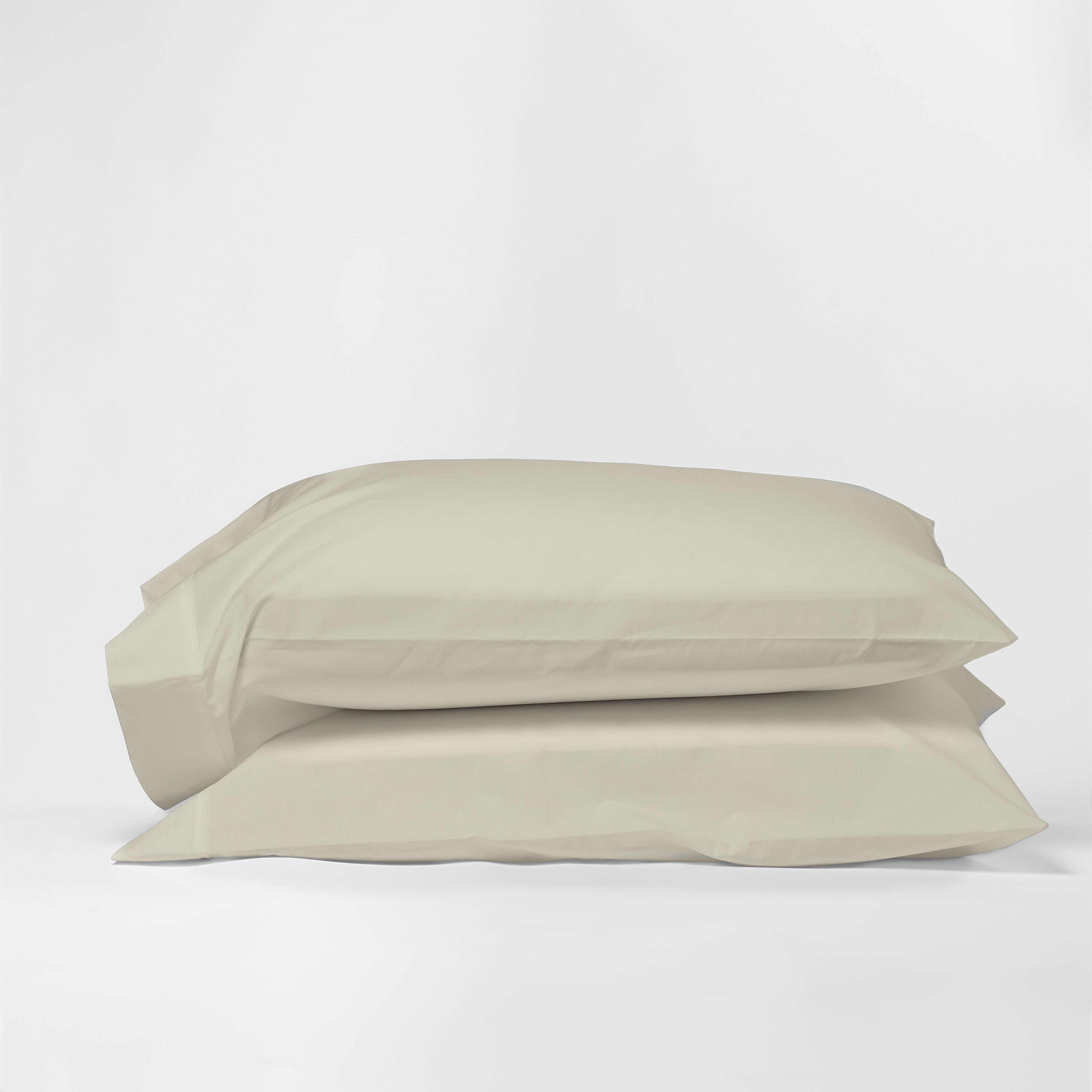 DreamFit® Pillowcases Ivory / Standard 100% Egyptian Cotton Pillowcase Set of 2, DreamCool™ Collection Egyptian Cotton Pillow Case Set - Luxury Cotton Pillowcases