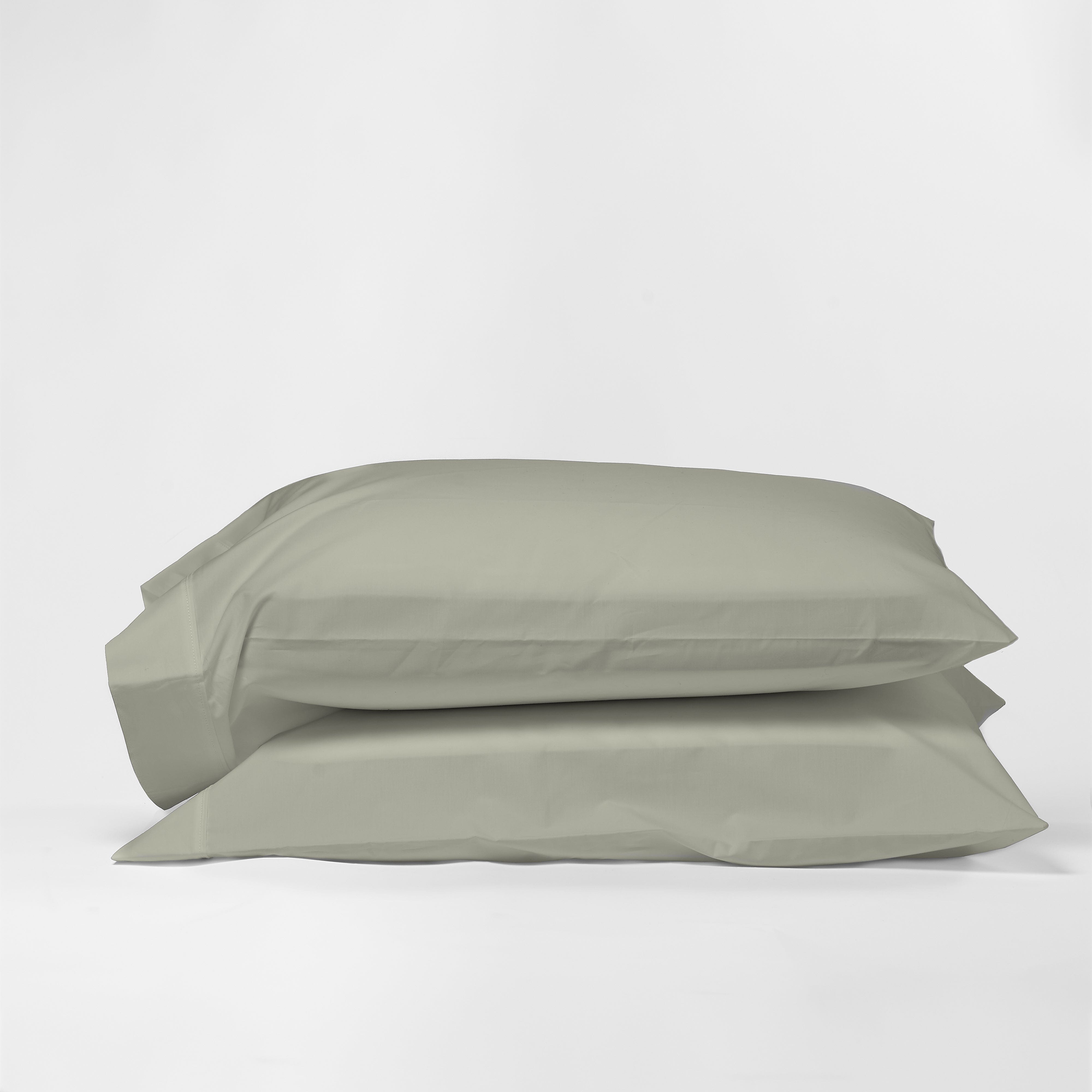 DreamFit® Pillowcases Sage / Standard 100% Egyptian Cotton Pillowcase Set of 2, DreamCool™ Collection Egyptian Cotton Pillow Case Set - Luxury Cotton Pillowcases