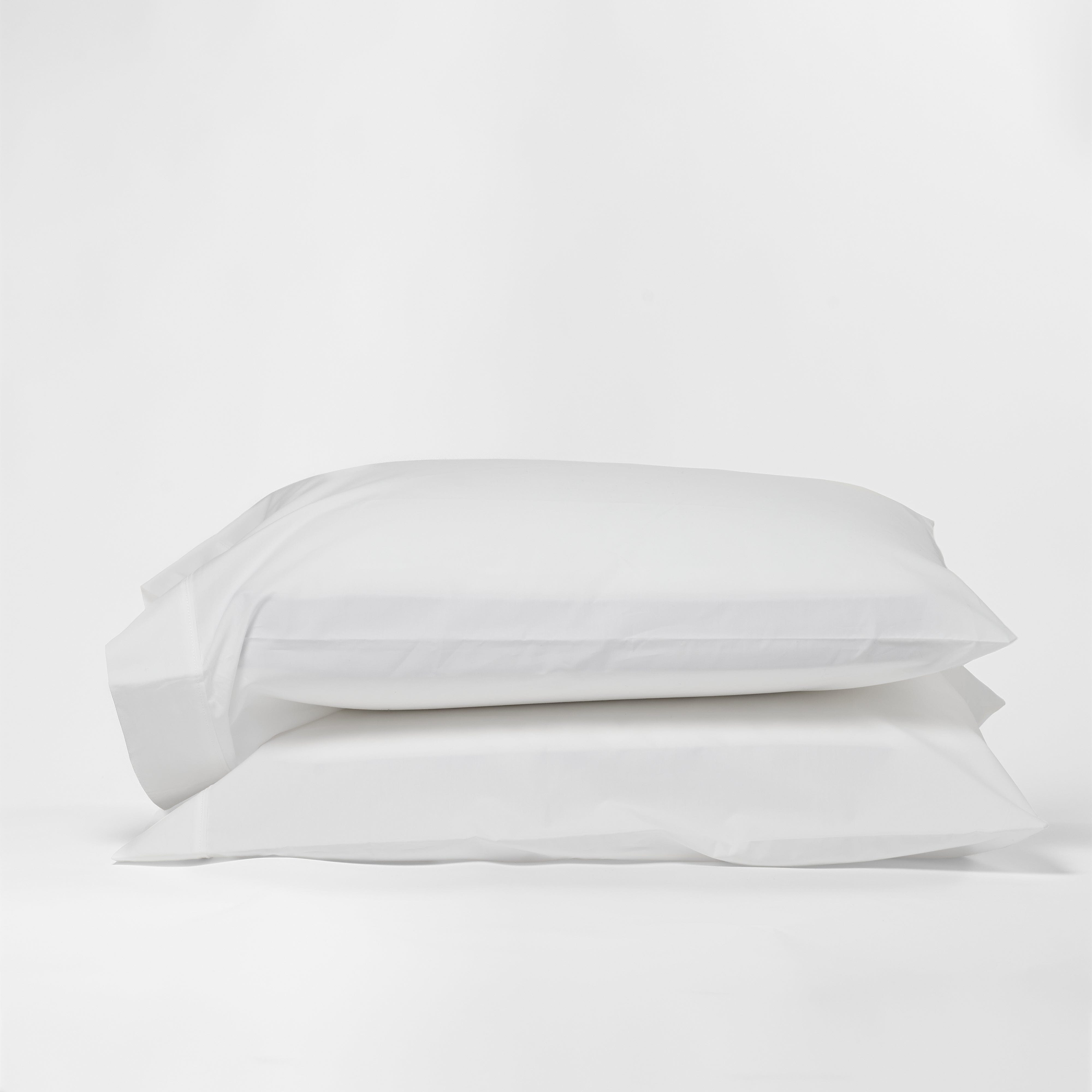 DreamFit® Pillowcases White / Standard 100% Egyptian Cotton Pillowcase Set of 2, DreamCool™ Collection Egyptian Cotton Pillow Case Set - Luxury Cotton Pillowcases