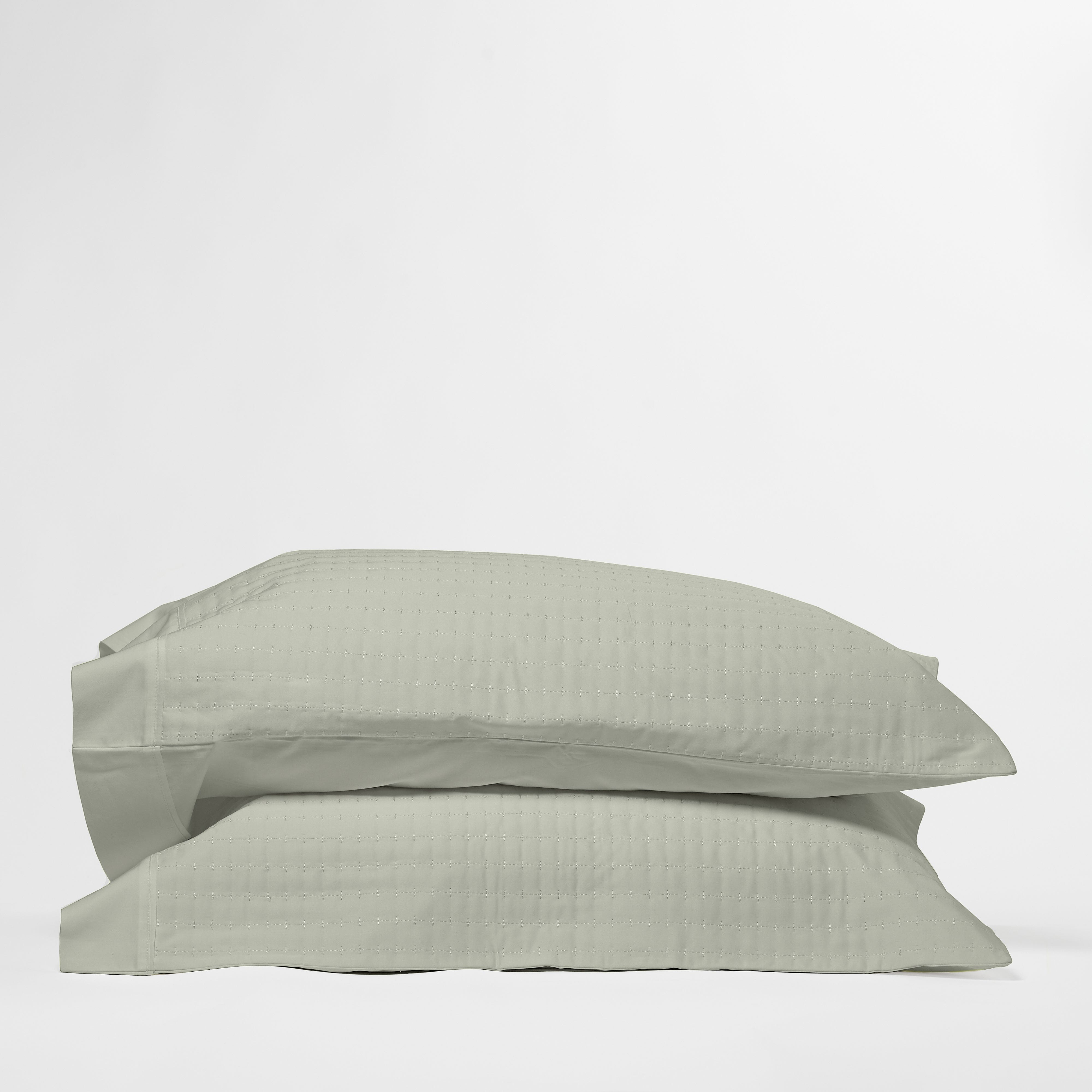 DreamFit® Pillowcases Sage / Standard Quilted Bamboo Reversible Pillowcases / Shams Quilted Sheet Set Reversible Pillowcase / Shams