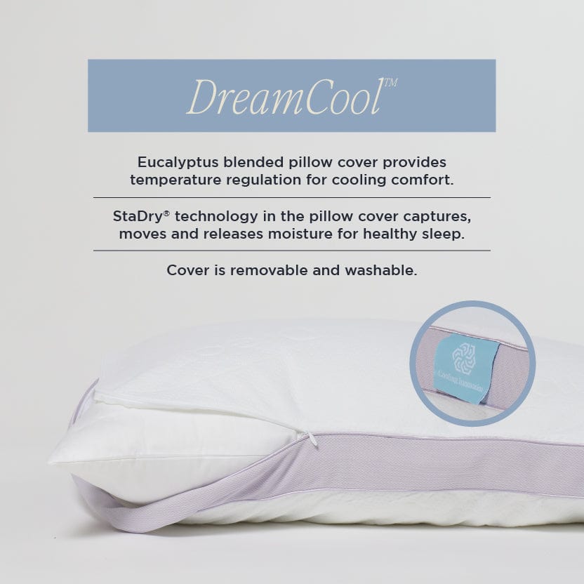 DreamFit® Pillows Solo Pillow (1 Insert) with Washable Cover Solo Pillow (1 Insert) with Washable Cover