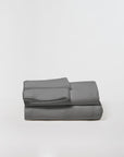 DreamFit® Sheets Gray / Twin 100% Pima Cotton Sheet Set | Silky & Smooth Best Pima Cotton Sheet Sets