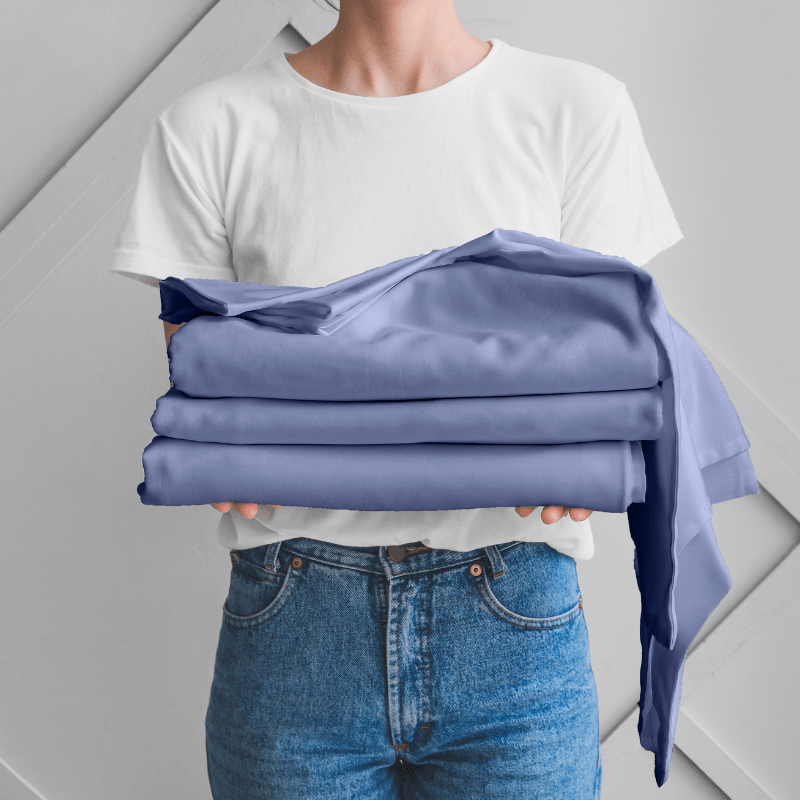 Blue Cotton Sheet Sets