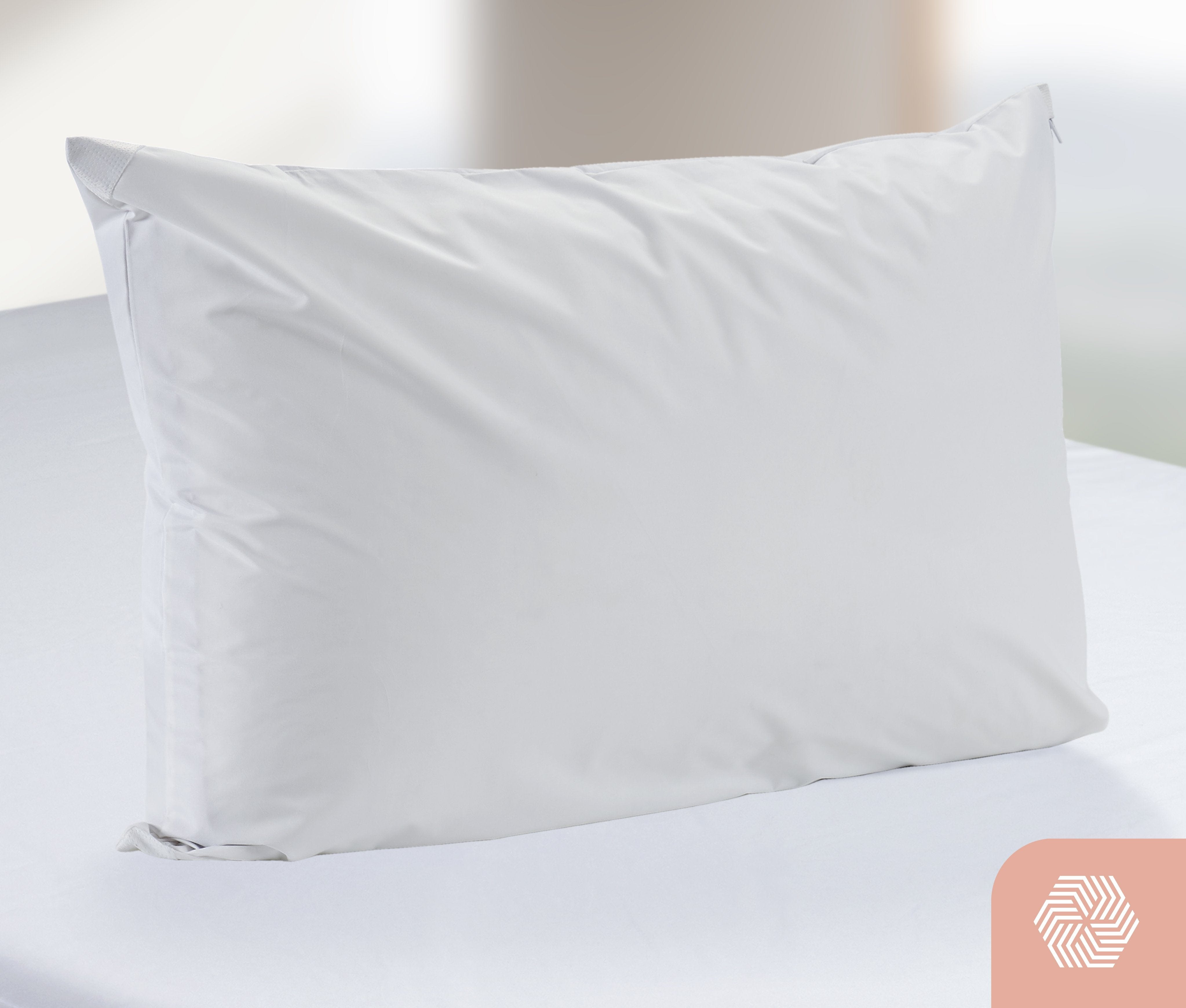DreamFit® Pillow Protectors Standard Waterproof Pillow Protector, DreamComfort™ Collection Waterproof Pillow Protector & Cover - DreamFit 