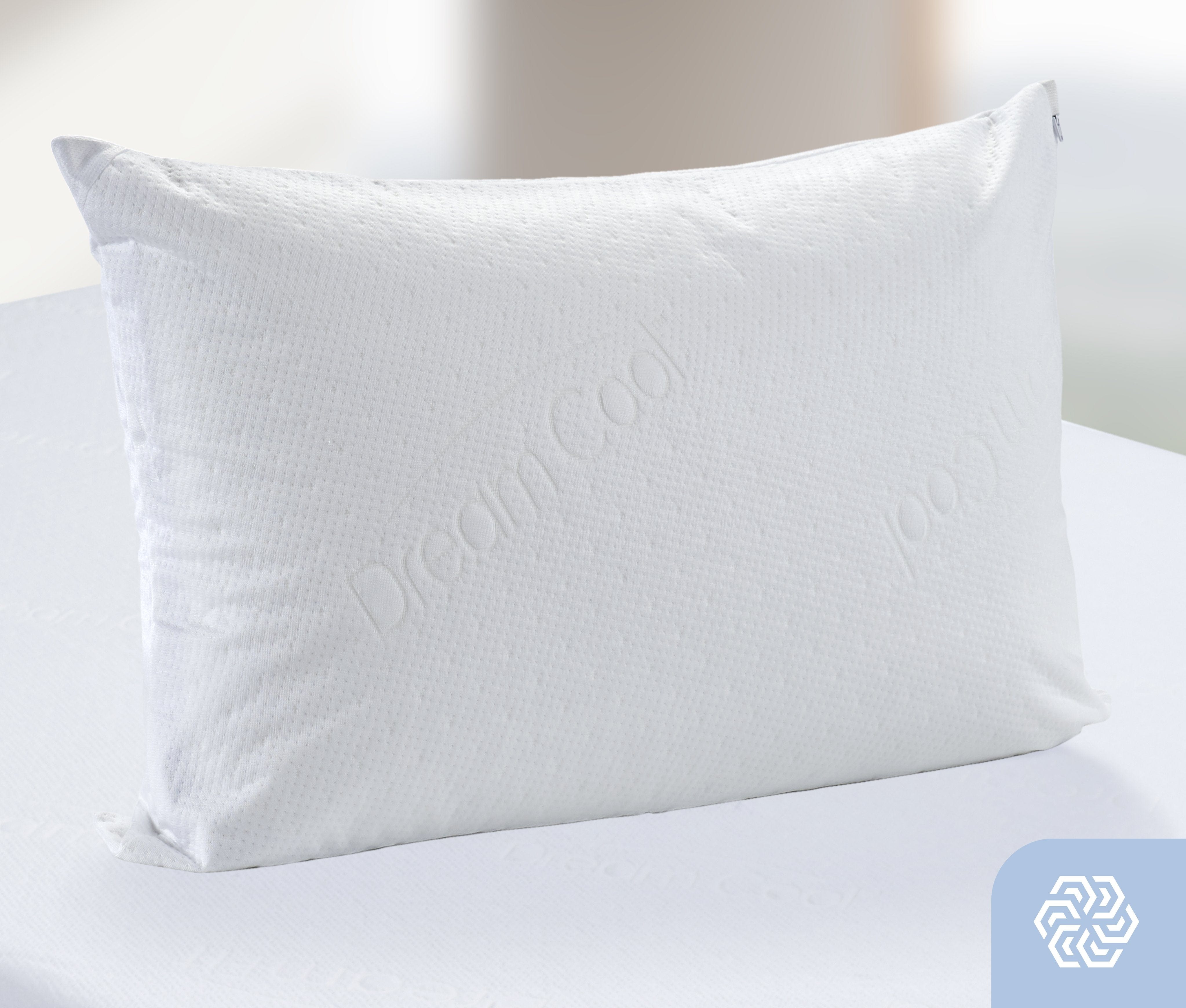 DreamFit® Pillow Protectors Standard Waterproof Pillow Protector, DreamCool™ Collection Protective Pillow Covers For Spills - Waterproof Cooling Protector